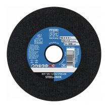 Disco de corte SG STEELOX D125x2,4 mm recto ACERO INOXIDABLE 22,23 mm taladrado PFERD (por 25)