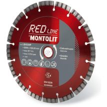 Montolit - disco de diamante 230 mm para hormigon granido porfido piedras dura lasermont LBH230P