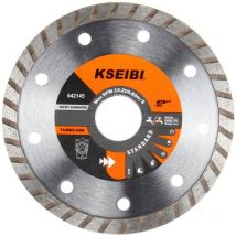 Freosen - Disco de diamante Disco de 125 mm para cortar piedra cerámica Adoquines de hormigón armado Clinker Granito Asfalto Basalto - 125 mm x 22,2