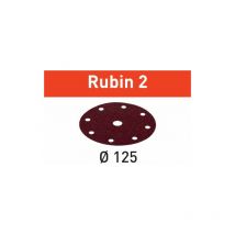 499108 Festool Abrasivos Rubin 2 D125 P220 RU/10