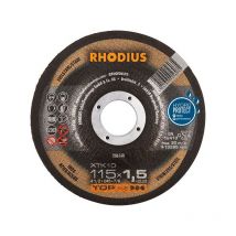 Rhodius - Disco de corte XTK10 115 x 1,5mm acodado (por 50)