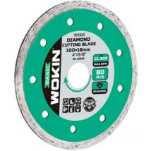 Wokin - Disco Diamantato a Corona Liscia 7633 Mm 115X22,2 H.Mm 1,8 763311 - Cf. 5 Pz