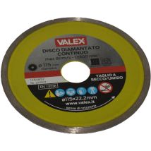 Disco Diamantato Taglia Piastrelle Marmo Per Smerigliatrice Angolare 115mm Valex