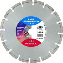 Mussol - Disco Diamante Basil Segmentado 300mm Eje 25,4mm