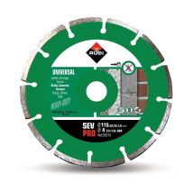 Rubi - Disco diamante materiali edili segmentato sev 115 pro