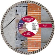 Mussol - Disco Diamante Hartmetall Turbo 300mm Eje 25.4mm