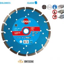 Leman - Disco diamantado de hormig n armado Classic Acero ø 230 Di metro 22,23 Espesor 2,5mm