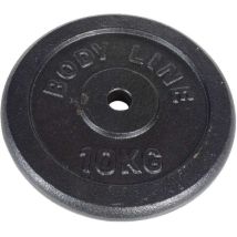 Disco In Ghisa Peso 10 Kg E Diametro 25 Mm - Allenamento Con Bilanciere - Ginnastica A Casa