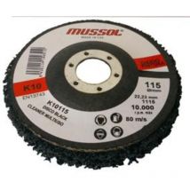 Bravo - mussol disco k10 115x22,23 oxido pintura , Disco abrasivo con nylon de carburo de silicio. Para metales y piedra. Limpieza y pulido de