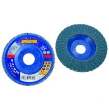 Dischi lamellari da sgrosso allo zirconio - ø mm.115 foro 22,2 grana 40