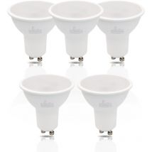 Bombilla LED GU10 8W 700LM 120o Blanco Neutro 4500K - Pack 5 Ud.
