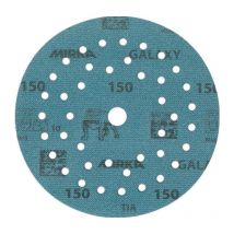 Disco de lija adhesivo galaxy Grip Multifit 125mm K.150 f.HO/metal/lacado/co. (Por 50)