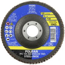 Disque de feuille polifan 125-60 zirconium