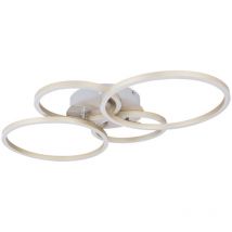 Etc-shop - Globo - plafón - Kendy - níquel - metal - led - 67233-40N