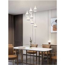 Trade Shop - Lámpara Colgante Led 80watt Diseño Cascada Luz 6500k 4000k Lp-18a -