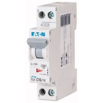 Disjoncteur 16A plg, Ph+N 4,5kA (en 60898) courbe c Eaton