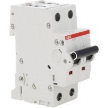 Disjoncteur ABB S200M 2P, 2A, pouvoir de coupure 10 kA, montage rail DIN ( Prix pour 1 )