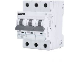 Schelinger - Disjoncteur 3P b 20A - Protection contre les surintensités - 10kA - 400V ac - IP20