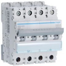 Hager NGN420 Disjoncteur 4P 6 10kA D 20A 4m