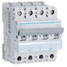 Hager - disjoncteur - 3 poles + neutre - 6-10ka - courbe d - 40a - 4m ngn440