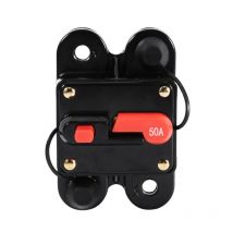 Disjoncteur 50Amp-100Amp, porte-fusible de réinitialisation, porte-fusible de voiture et de bateau, étanche 12-24V, nouveau 50A