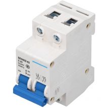 Rubberskin - Jeffergarden Disjoncteur à Air, Disjoncteur Miniature dc 600V RéSistant à L'usure 6KA Capacité de Rupture Contact Fort pour Panneau