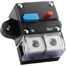 Alovez - Disjoncteur Audio, 150A Réinitialisable de Voiture Fusible Bouton de Réinitialisation Disjoncteur Disjoncteur Auto-Récupération pour la