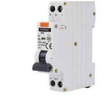 Disjoncteur différentiel 1P - 6A - 30mA - Type ac - Rail din - Protection contre les surintensités