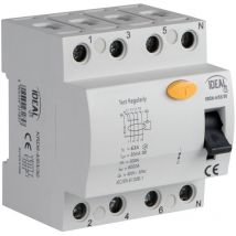 Disjoncteur différentiel, 4P KRD6-4