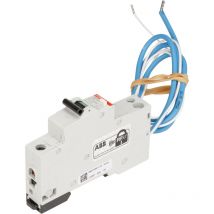 Disjoncteur différentiel magnéto-thermique ABB 16A 1P+N, sensibilité 30mA Type c, Montage rail din, DSE201 ( Prix pour 1 )