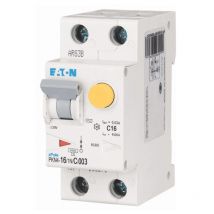 Eaton - Magnétothermique Différentiel 16A 1P+N 4.5kA 30mA courbe c type ac 2M 237068