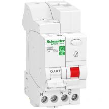 Schneider Electric - Resi9 xe - disjoncteur détecteur d'arc - 1P+N - 10A - courbe c - embrochable (R9ETC610)