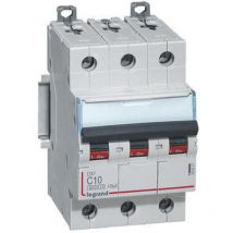 Disjoncteur DX3 6000 10KA Legrand tripole-10A