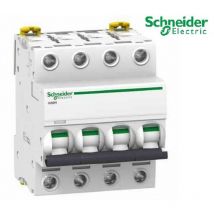 Schneider Electric - Disjoncteur iC60n 10A - 4 pôles - courbe c - Acti9 Schneider