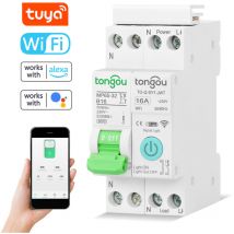 Lifcausal - Disjoncteur intelligent Tuya Wifi Télécommandes sans fil Contrôle des télécommandes app pour téléphone portable Affichage des équipements