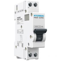 Hyundai - Disjoncteur Mod. Courbe c 6kA N+1P=1 Mod. 10A