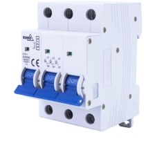 Disjoncteur modulaire 3P - 50A - Courbe b - 4kV - Rail TH35 - IP20