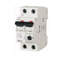 Eaton - Interruptor de protección del motor electic 248397 z-ms-6,3/2- 4-6,3a 2p