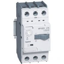 Legrand - Disjoncteur moteur magnétothermique MPX³32S réglage thermique 11A à 17A pouvoir de coupure 20kA en 415V 417312