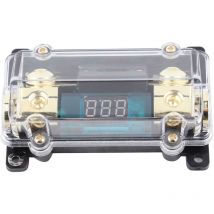 Disjoncteur numérique Audio de voiture 24V 100a, bloc de Distribution de porte-fusible avec écran LCD