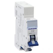 Eur'ohm - Disjoncteur 1P+N 2A - 20302