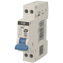 Disjoncteur Phase Neutre Modulaire 2a Courbe C 3ka Solera