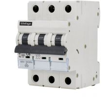 Schelinger - Disjoncteur 3P b 25A - Protection électrique 6kA - AC400V - IP20