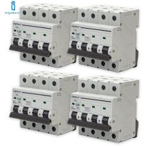 Disjoncteur Magnétothermique 20a Ampères 4p Poteaux Courbe C