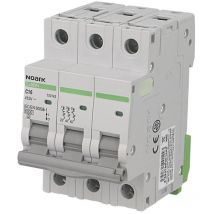 Noark - Disjoncteur tripolaire modulaire 6A courbe c Ex9BN