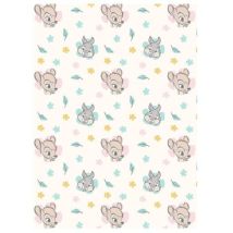 Disney Bambi Flanell Baby-fleecedecke – Weicher Komfort In 150 X 110 Cm