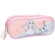 Ii Stiftemäppchen – Rosa Schlampermäppchen mit zwei Fächern - Disney Frozen