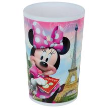 Tasses Disney Minnie – 220 ml – Polypropylène – Rose – Résistantes à la chaleur – Idéales pour enfants
