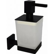 Dispencer versione quadrata colore nero opaco Capannoli Nook NK116 vsmm Nero opaco - fissaggio a viti