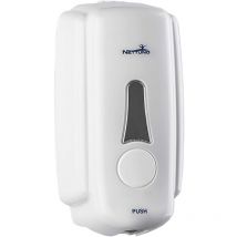 Nettuno - Dispensador de jabón en bolsa T-Small montado en la pared para jabones líquidos - Neptune White